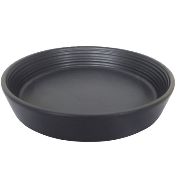 Daiso Navy-Gray European-Style Plate