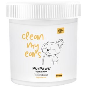 PurPaws Fragrance-Free Clean My Ear Pet Wipes