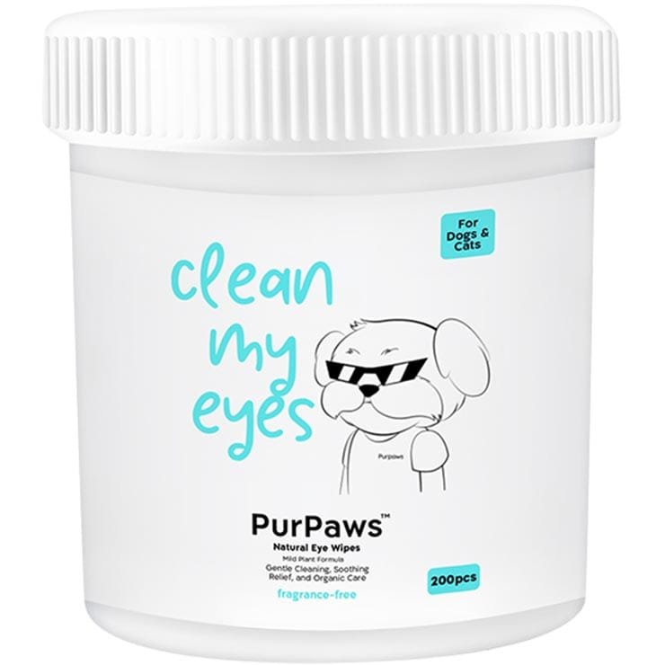 PurPaws Fragrance-Free Clean My Eyes Pet Wipes