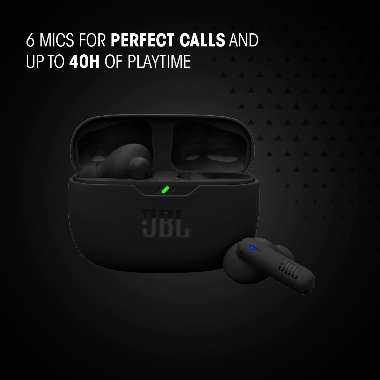 Special Discounted Price:JBL Vibe Beam 2 - Noise Cancelling Earbuds - Black - Image 9