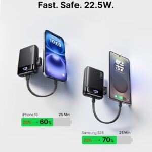 Special Discounted Price:INIU Portable Charger, Smallest 20000mAh 22.5W Fast Charging Power Bank - Image 3