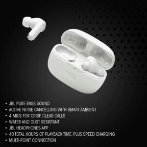 Special Discounted Price:JBL Vibe Beam 2 - Noise Cancelling Earbuds - Black - Image 6