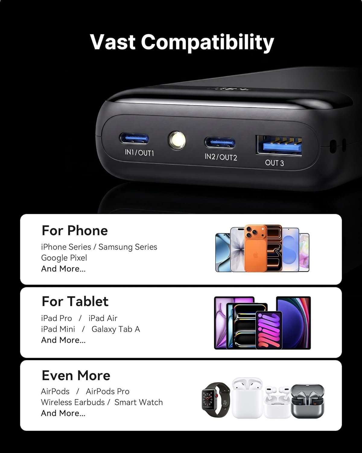 Special Discounted Price:INIU Portable Charger, Smallest 20000mAh 22.5W Fast Charging Power Bank - Image 7
