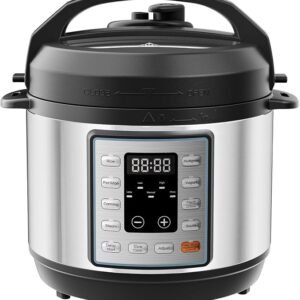 Special Discounted Price：OLIXIS 10-In-1 Electric Pressure Cooker, 3 Quart Multi Cooker for Rice, Stew and Steam, Small Programmable Stainless Steel Pot with Slow Cook Function and Ceramic Inner Pot