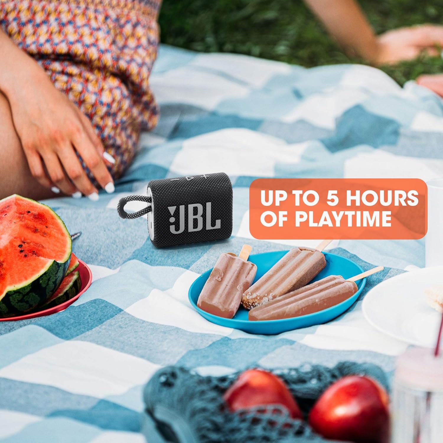 Special Discounted Price:JBL Go 3 - Portable Mini Bluetooth Speaker, big audio and punchy bass, IP67 waterproof and dustproof, 5 hours of playtime, speaker for home, outdoor and travel - Image 4